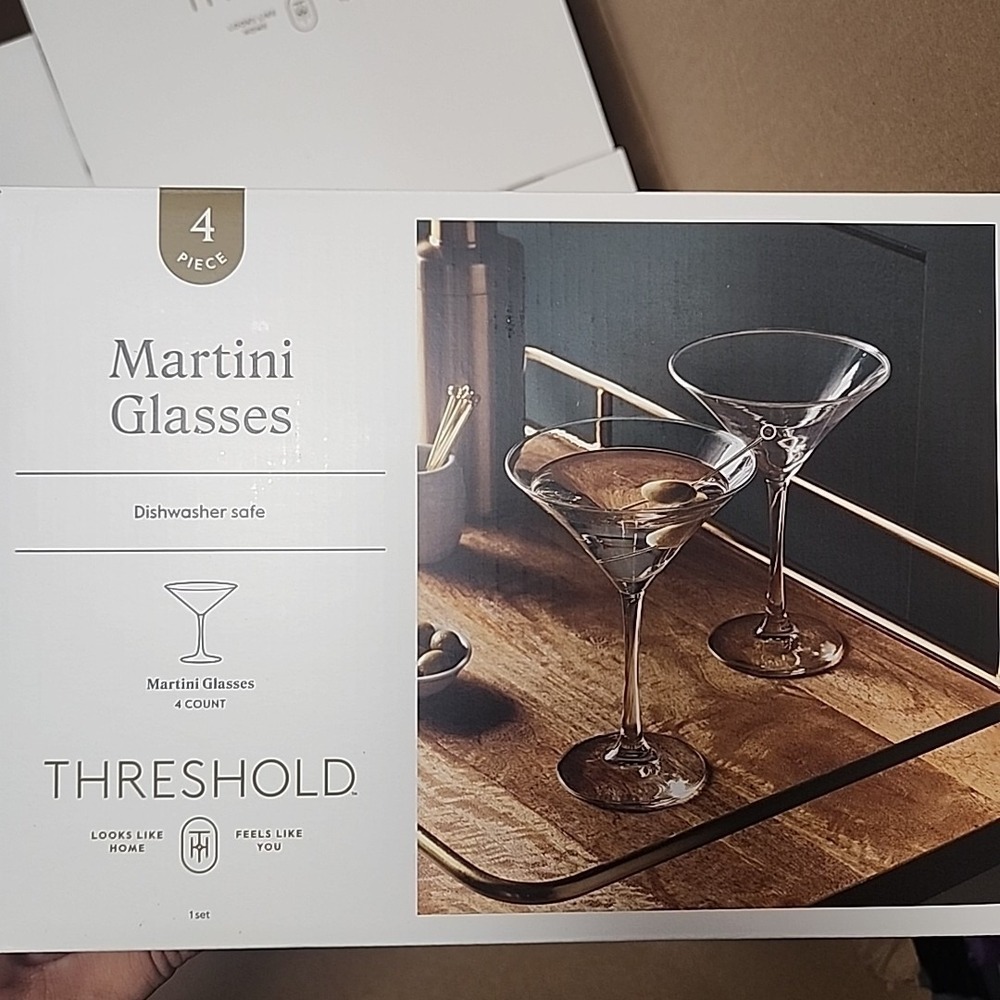 Threshold Modern  Martini Glasses 8 Oz | Set Of 4.
